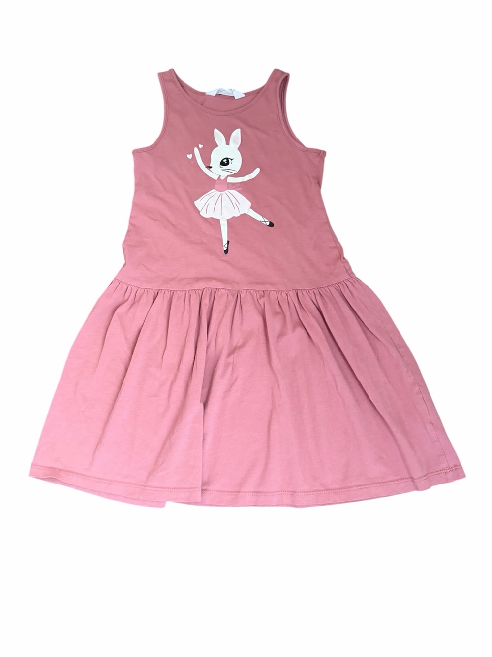 H&M Pink Sleeveless Ballerina Bunny Dress